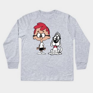 Mr. Peabody and Sherman Kids Long Sleeve T-Shirt
